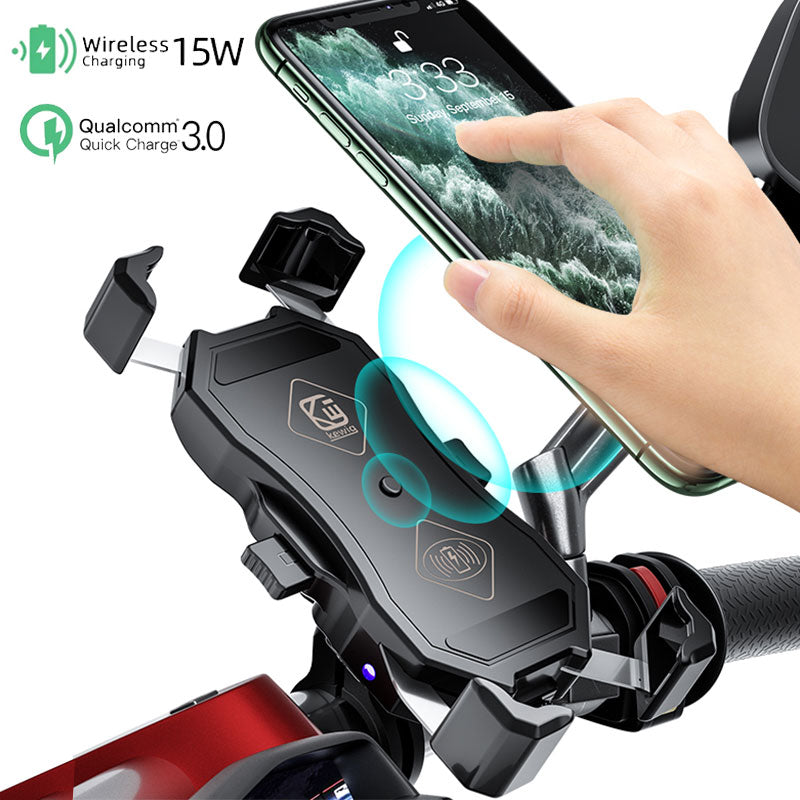 Motorcycle and Bike Phone Holder and Charger